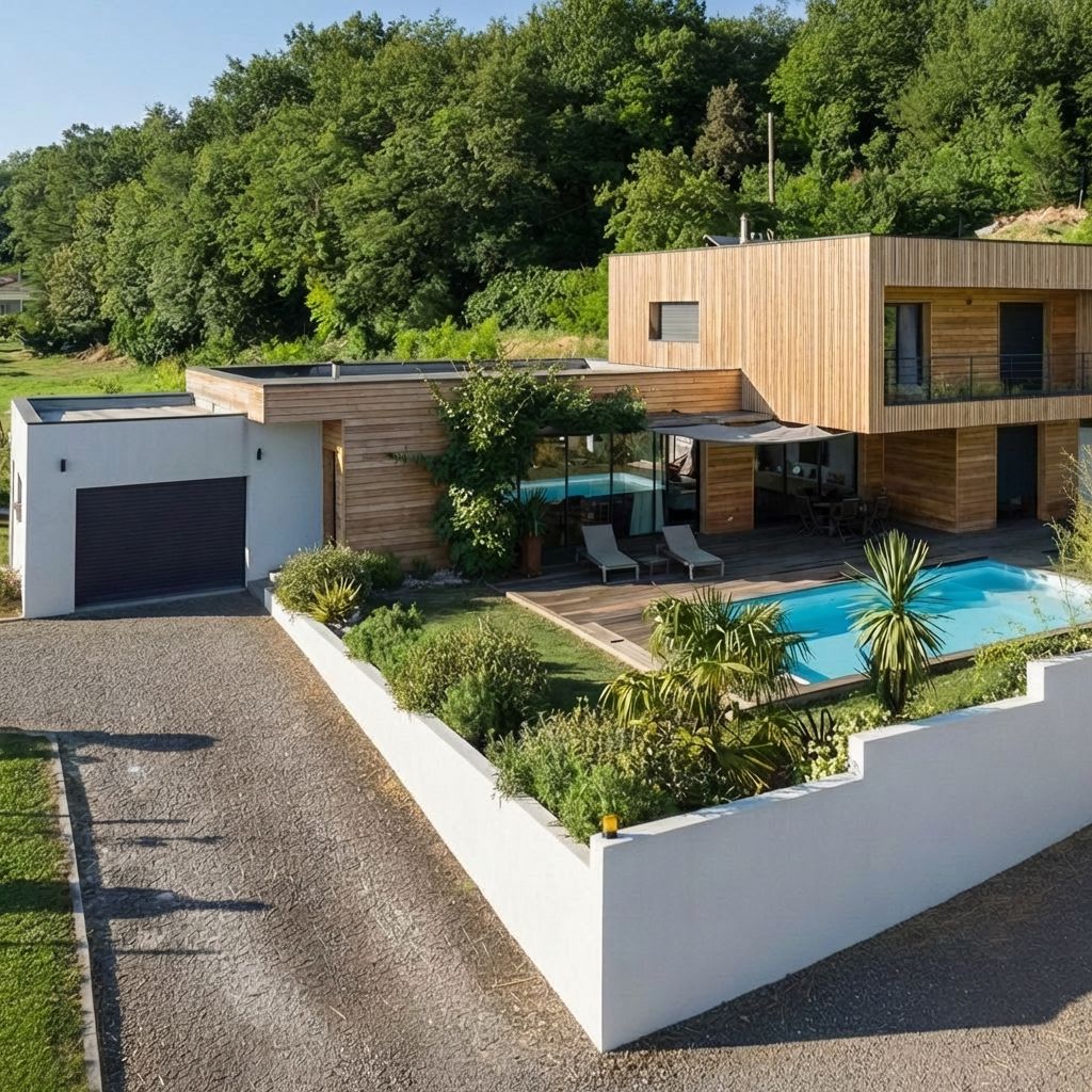 Visuel maison architecte bas Bouliac